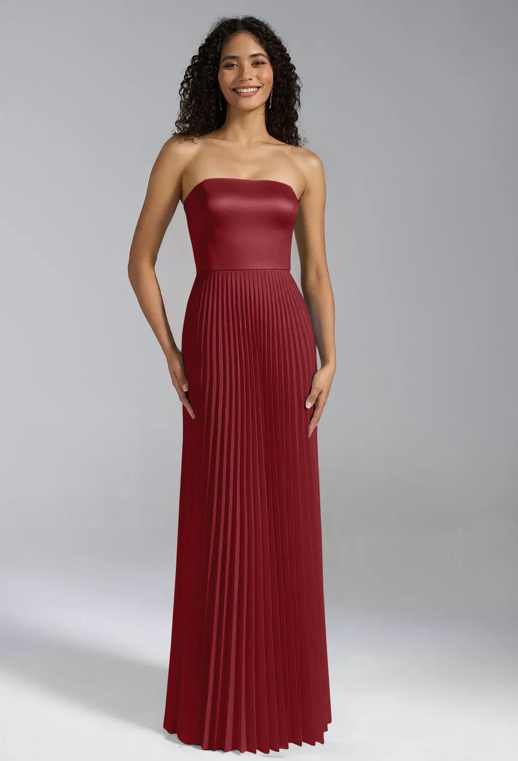 AW Hermione Burgundy  Wedding Guest Dresses